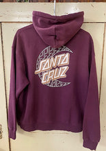 Load image into Gallery viewer, Santa Cruz- Imprint Moon Dot Hoodie- dark cherry wash
