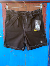 Load image into Gallery viewer, Kids Volcom Krafter Short- black
