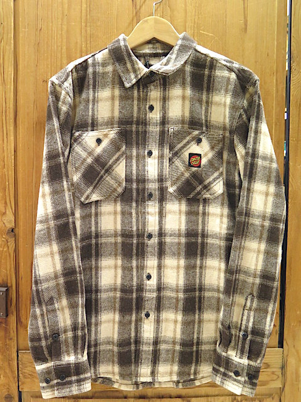 Santa Cruz Apex Shirt- brown check