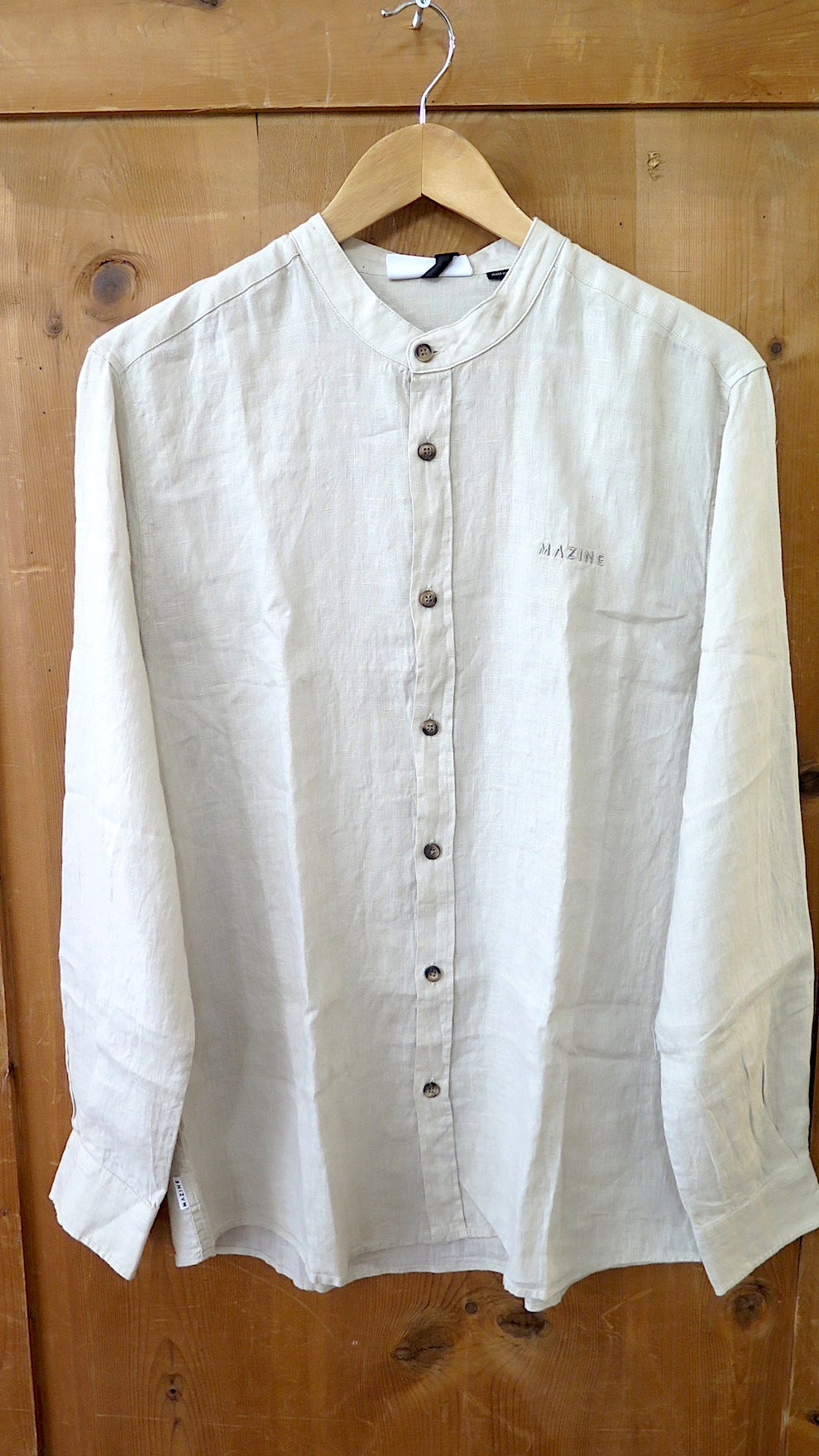 Mazine - Altona Linen Shirt - Eggshell