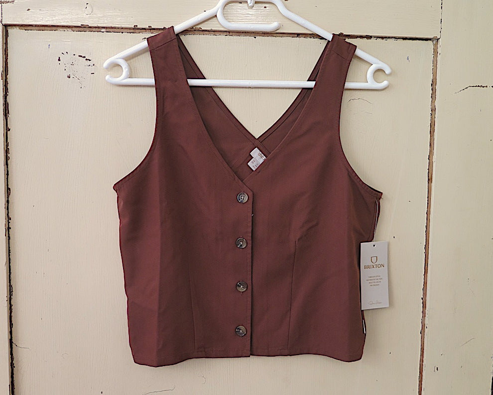 Brixton Polanco Top- brown