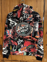 Load image into Gallery viewer, Santa Cruz - Collage Zip Hood - Multi
