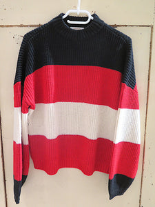 Brixton Madero Sweater- mars red