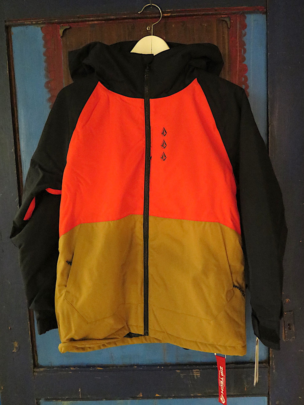 Volcom - Breck Ins Jacket - Black/Brown/Orange